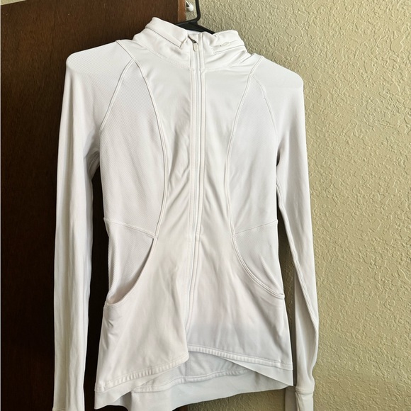 Lululemon White Zip Up - Picture 4 of 6